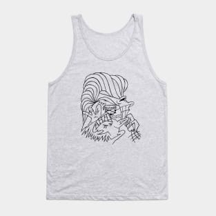 The astral projection of Elvis Tank Top